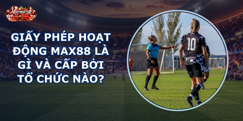 Giấy phép hoạt động MAX88