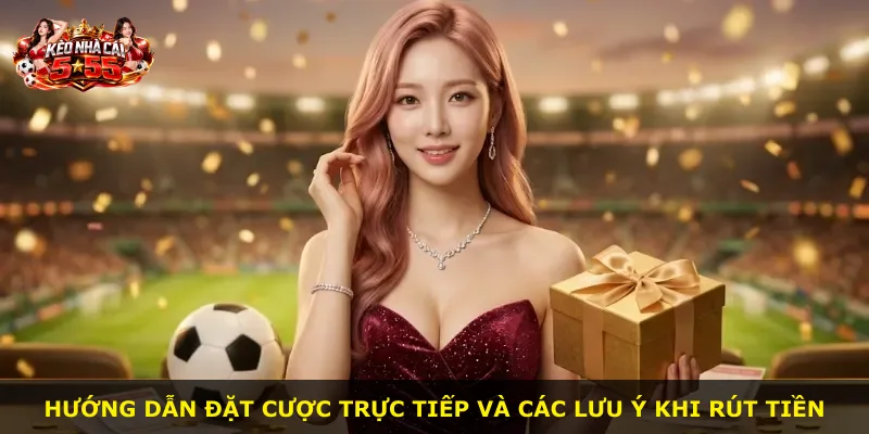 Hướng dẫn đặt cược trực tiếp và các lưu ý khi rút tiền
