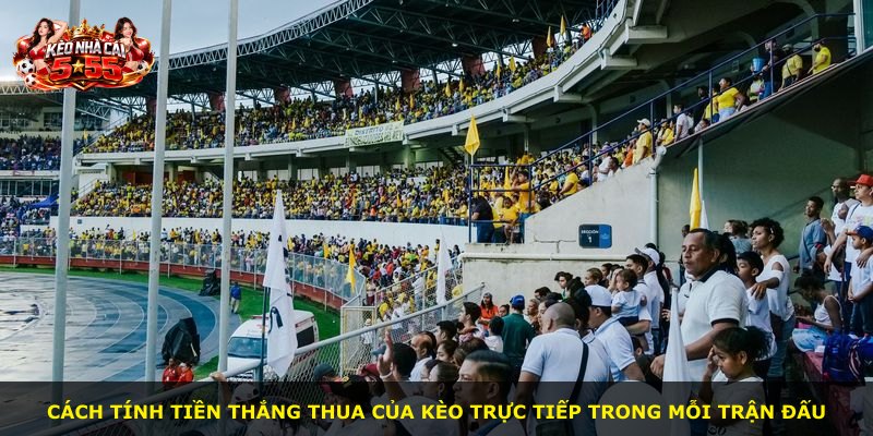 Cách tính tiền thắng thua của kèo trực tiếp trong mỗi trận đấu