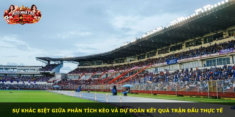 Sự khác biệt giữa phân tích kèo và dự đoán kết quả trận đấu thực tế